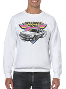 Retro Overdrive Car Graphic Men's Sweatshirt