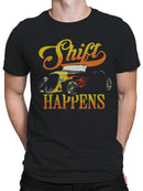 Shift Happens Hot Rod Design Men's T-shirt