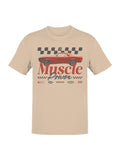 Muscle Power Auto Racing Design Men's T-shirt