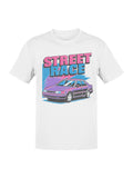 Vibrant Street Race Car Design Men's T-shirt