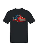 Patriotic Vintage Truck Graphic Men's T-shirt