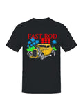 Fast Rod Vintage Car Graphic Men's T-shirt