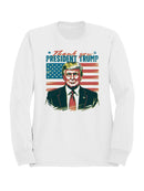 Thank You President Trump Art Men's Sweatshirt
