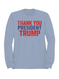 Thank You President Trump Design Men's Sweatshirt