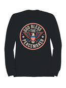 God Bless the Peacemaker Emblem Men's Sweatshirt