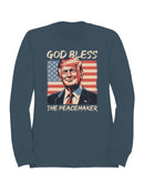 God Bless The Peacemaker Art Women's Sweatshirt