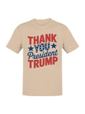 Thank You President Trump Graphic Men's T-shirt