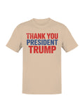 Thank You President Trump Design Men's T-shirt