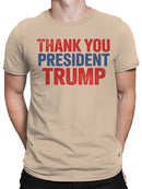 Thank You President Trump Design Men's T-shirt