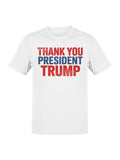 Thank You President Trump Design Men's T-shirt