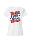 Thank You President Trump Graphic Women's T-shirt