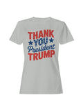 Thank You President Trump Graphic Women's T-shirt
