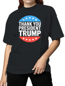 Thank You President Trump Women's T-shirt