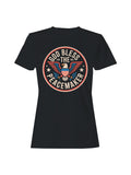 God Bless the Peacemaker Emblem Women's T-shirt