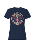 God Bless the Peacemaker Emblem Women's T-shirt