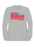 Supporting Graham Patriotic Design Men's Sweatshirt
