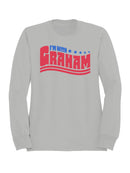 Supporting Graham Patriotic Design Men's Sweatshirt
