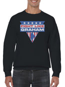 Fight Like Graham Patriotic Design Men's Sweatshirt