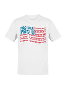 Pro Healthcare Union Freedom Design Men's T-shirt