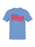 Supporting Graham Patriotic Design Men's T-shirt