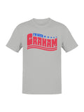 Supporting Graham Patriotic Design Men's T-shirt