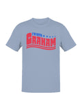 Supporting Graham Patriotic Design Men's T-shirt