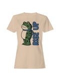 Rise Up: Empowering Frog Design Women's T-shirt