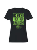 Frogs Together Strong Unity Design Women's T-shirt