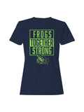 Frogs Together Strong Unity Design Women's T-shirt