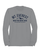 Mt. Everest Adventure Humor Men's Sweatshirt