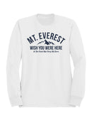 Mt. Everest Adventure Humor Men's Sweatshirt