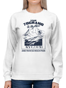 Everest Trekking Humor Graphic Women's Sweatshirt