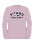Mt. Everest Adventure Humor Women's Sweatshirt
