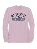 Mt. Everest Adventure Humor Women's Sweatshirt